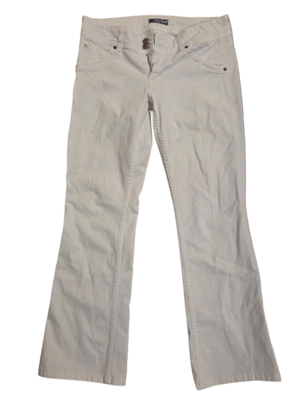 Hudson Jeans White Boot Cut Women's Jeans